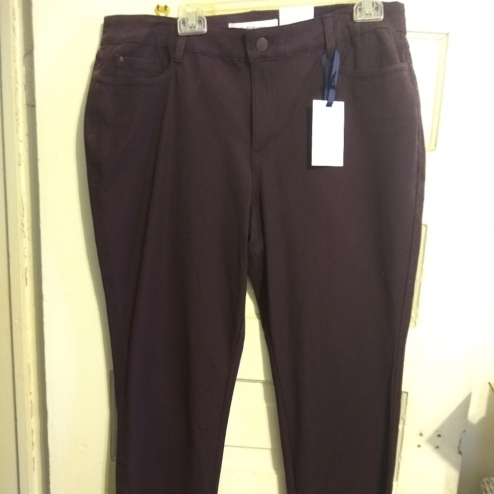 Maroon pants jeans size 16